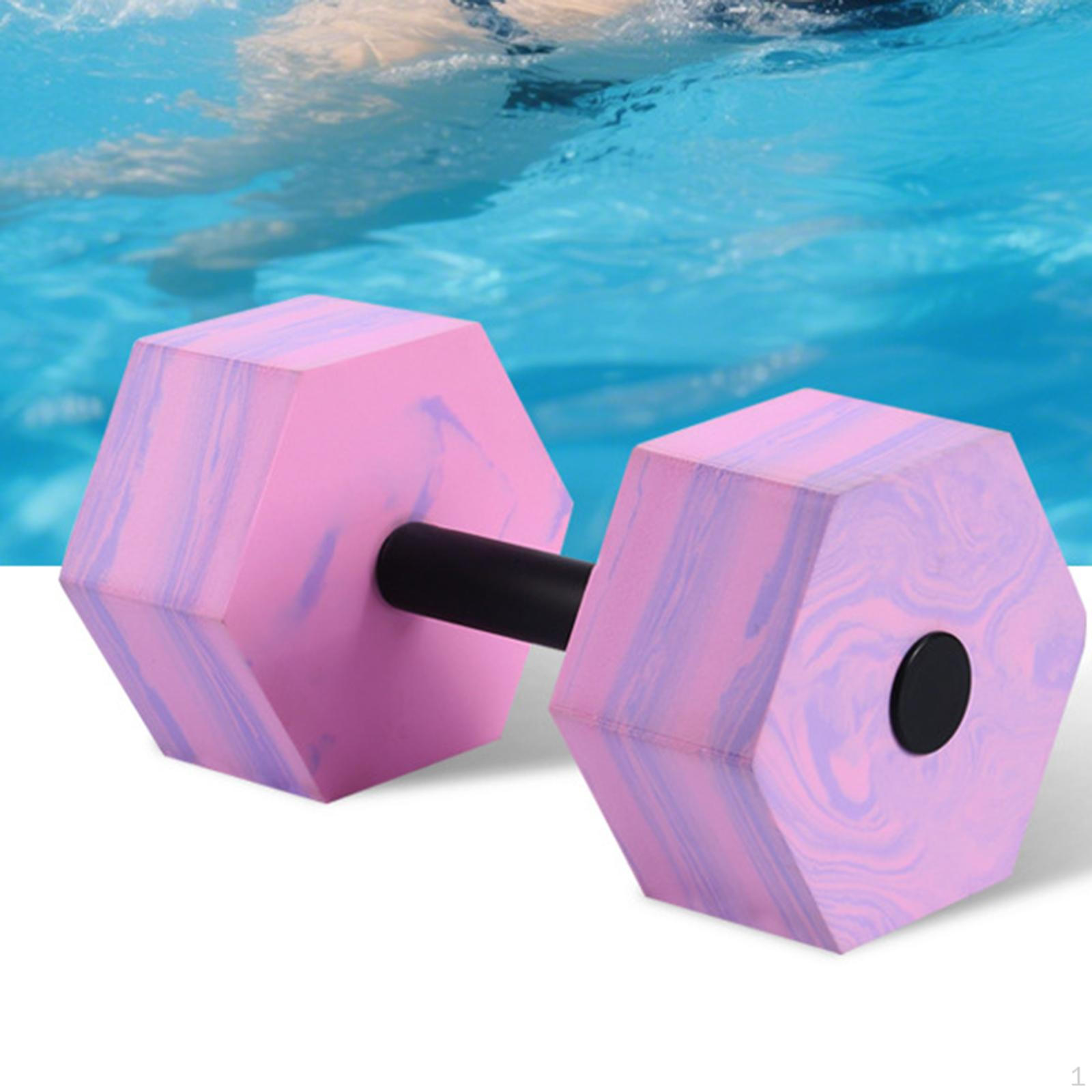 

Упражнение в бассейне с гантелями, водное укрепление верхней части тела, профессиональный, фитнес, вода розовый