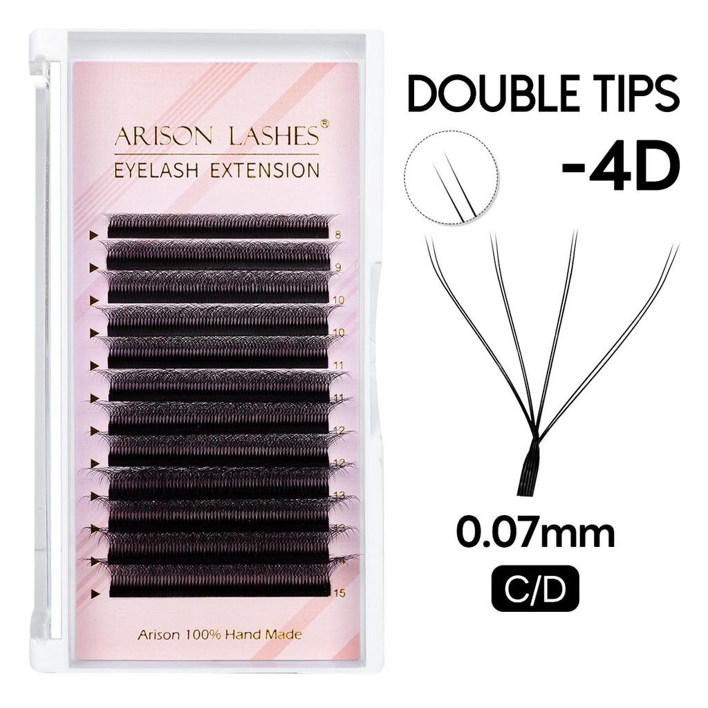ARISON Lashes W 5D/4D/3D Eyelashes Extensions Premade Volume Easy Fan YY Lash Natural Soft False Eyelash For Custom Logo
