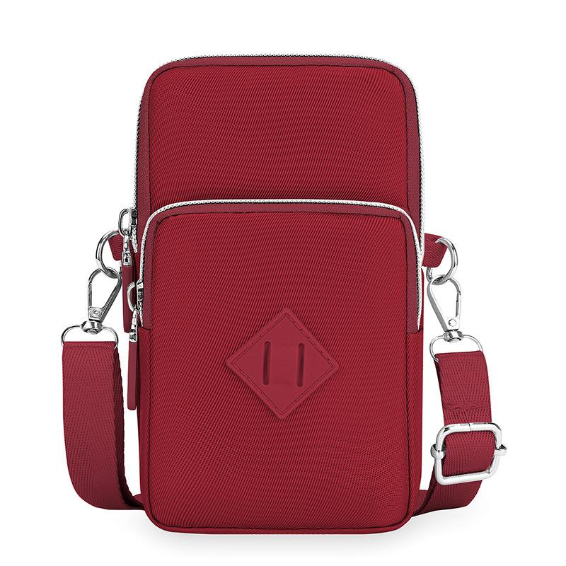 Women Phone Crossbody Bag Mini Shoulder Bag Multi Pocket Mobile Phone Pouch Lightweight Travel Passport Wallet Purse