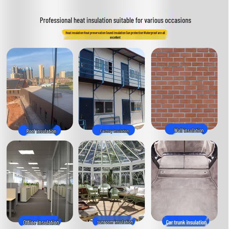 Mandeli Self-Adhesive Thermal & Sound Insulation Cotton with Aluminum Foil