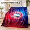 Personalisierte Flanelldecke mit Bayern München Aufdruck Warme Gemütliche Decke für Zuhause Sofa Bettwäsche