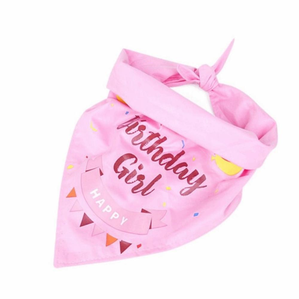 Decorative Pet Birthday Decorations Set Dog Sequins Hat Cat Birthday Party Supplies  for Dogs Cats