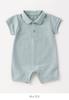 ANGELIEBE Baby Clothes for Boys and Short Size Sax Girls, Newborns, Parent-Child Pair, Collared, Polo, Romper, Sleeves, 70-80,