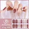 Charm Finger 14 Finger New Bling Fine Flash Aurora Gel Nail Oil Film Self-Adhesive Waterproof Seal-free Nail Art Sticker