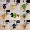 Cat Cartoon Kitten Stuffed Doll Cartoon Anime Cat Plush Keychain  Bag Pendant