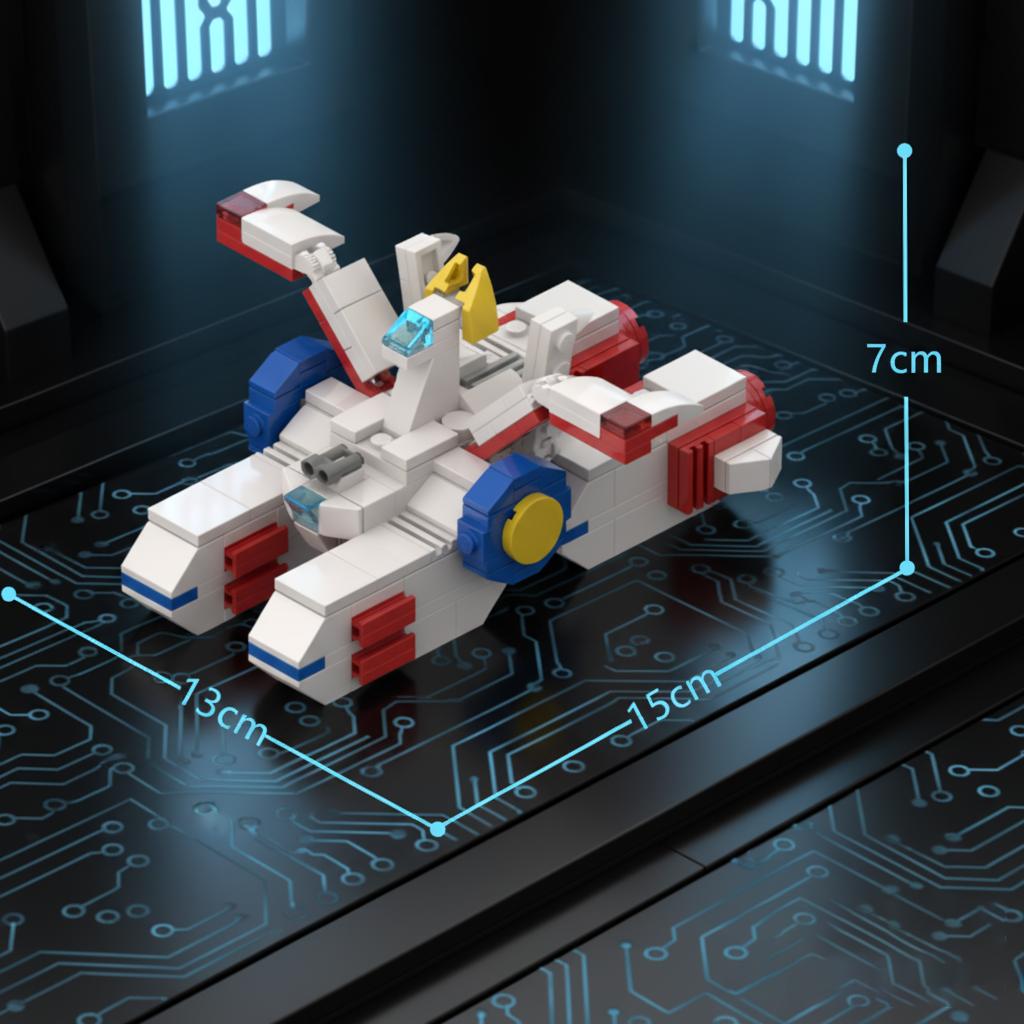 

Нетоксичний Moc Футуристичний Космічний Бойовий Корабель Набір Будівельних Блоків Науково-Фантастична Двокорпусна Модель Військового Корабля Дисплей Колекційний Для Дорослих та Підлітків Paper drawings