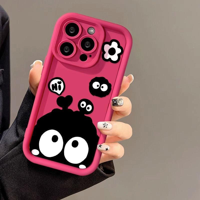 Funny Little Briquettes for iPhone16PorMax Mobile Phone Case 14Por Apple 13/12 All-inclusive 11 Couples 15
