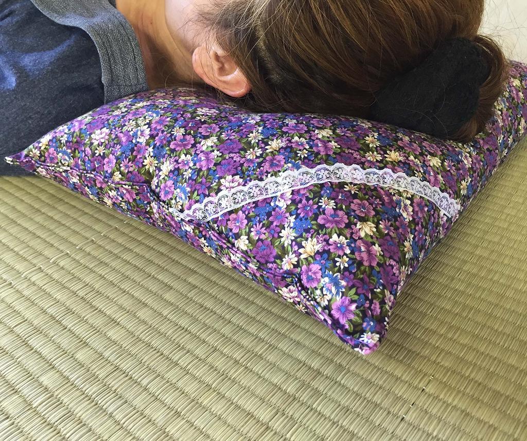 Large Hokkaido Buckwheat Sleep Pillow with Lavender Potpourri