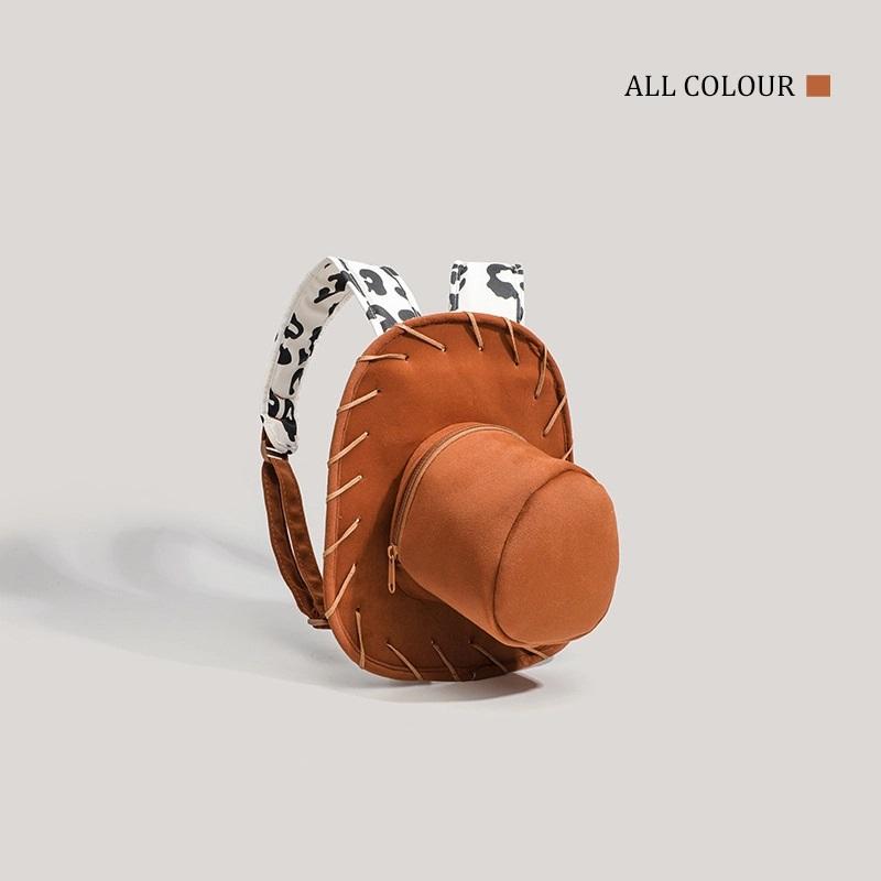 

Рюкзак-шляпа История игрушек Милый Креативный Веселый Рюкзак Для Детей Стильная Сумка на Двойном Плече Идеально Подходит Для Школы Путешествий И Игр коричневый