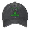 New Im Fine Lymphoma Warrior Support Lymphoma Awareness Gifts Baseball Cap Beach Sun Caps Winter Hat Caps For Women Unisexs