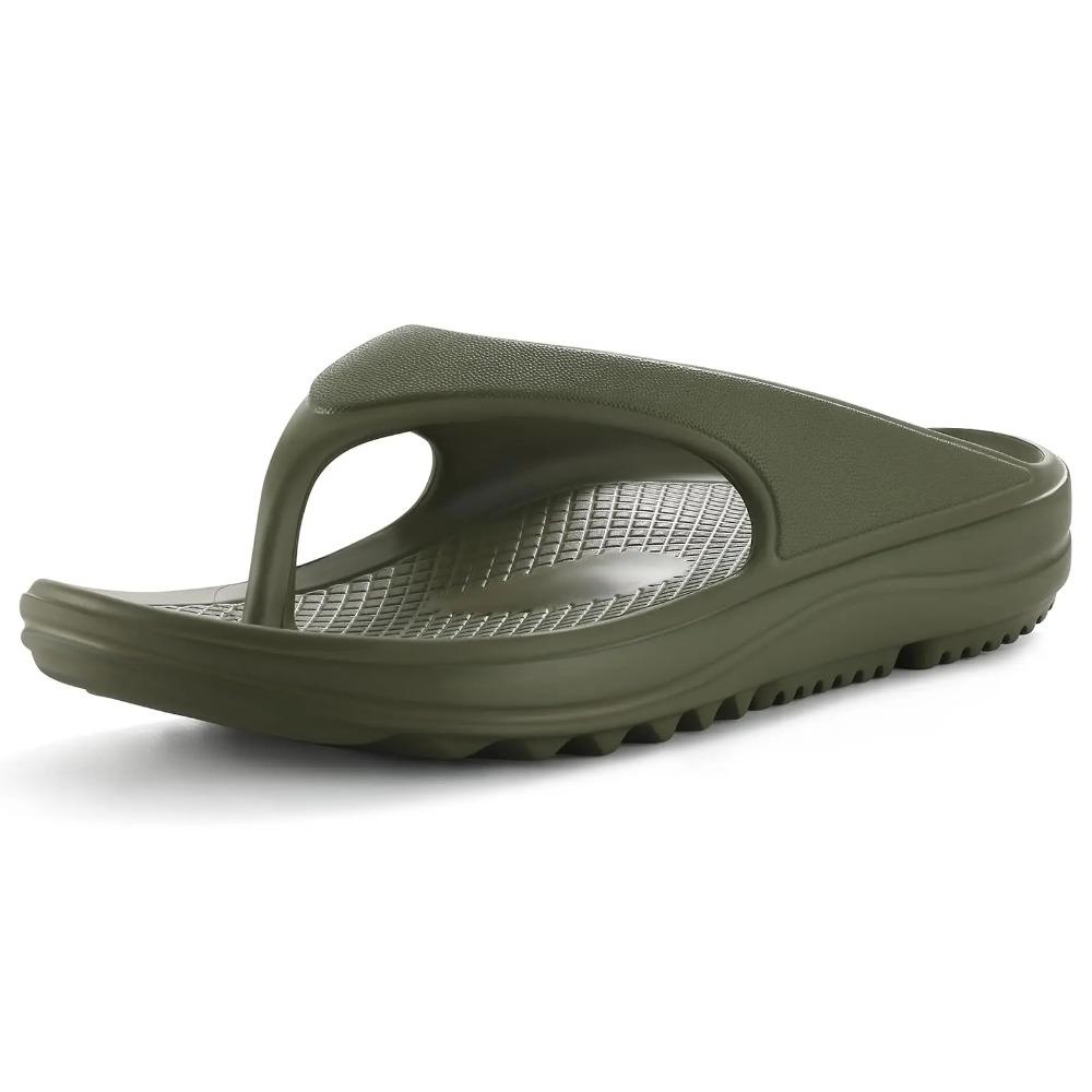 Evshine Women's Orthopedic Flip-flops for Plantar Fasciitis Anti-slip EVA Beach Sandals Men Soft Sole Slippers