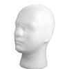 Wig Foam Head Model White Display Stand Rack Shopping Mall Closet Holder Male Mannequin Head
