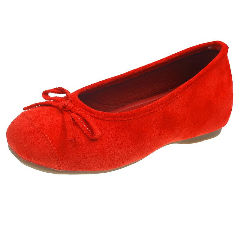 Gentle ballet ladyshoes flat shoes French retro soft sole silver new Chinese red single shoes spring small fragrant wind women's shoes