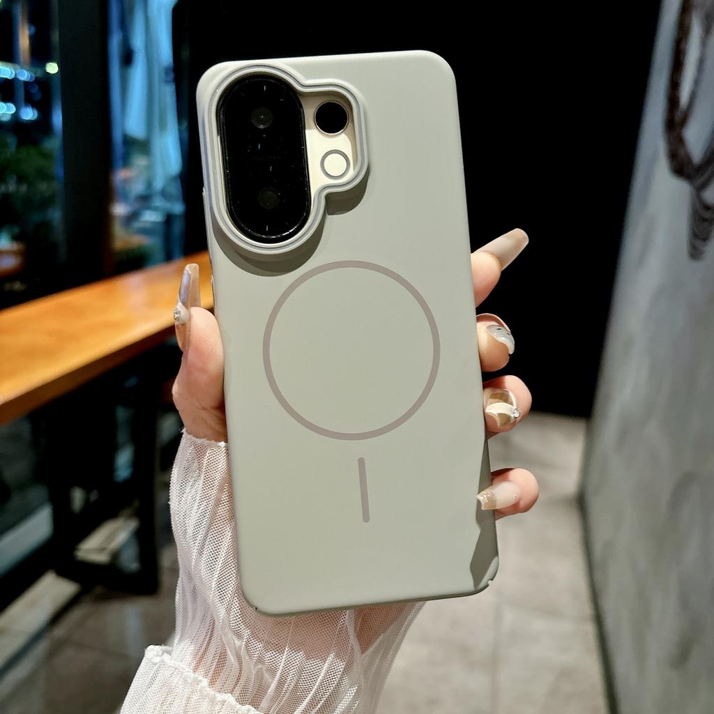 Luxe Mat Hard PC Magnetische Case Voor VIVO X200 X100 X90 S30 S20 S19 IQOO 13 12 Pro Mini Ultra Voor Magsafe . Ultra Dunne Cover