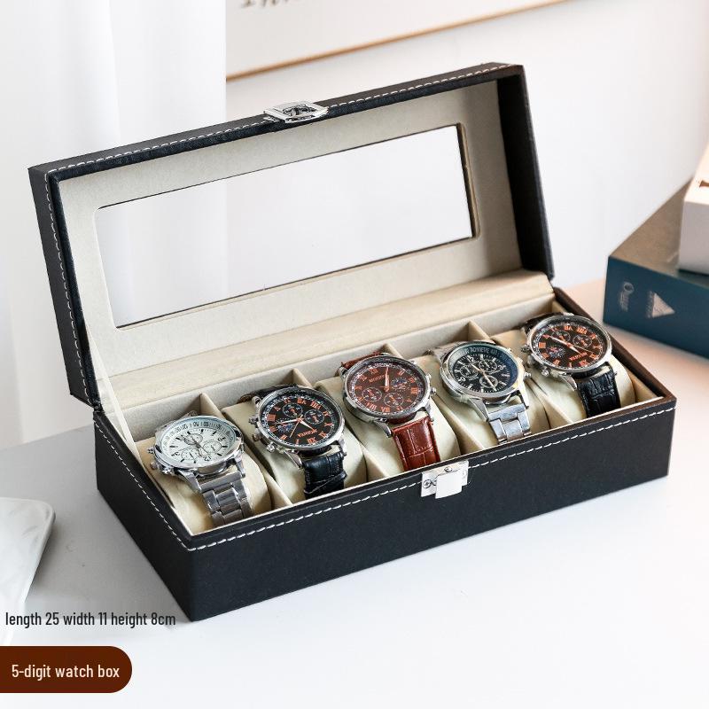 Luksusowe Pudełko do Przechowywania Zegarków z Drewna Orzechowego - Pyłoszczelne, Zapobiegające Utlenianiu Pudełko na Bransoletki i Opaski dla Mężczyzn i Kobiet