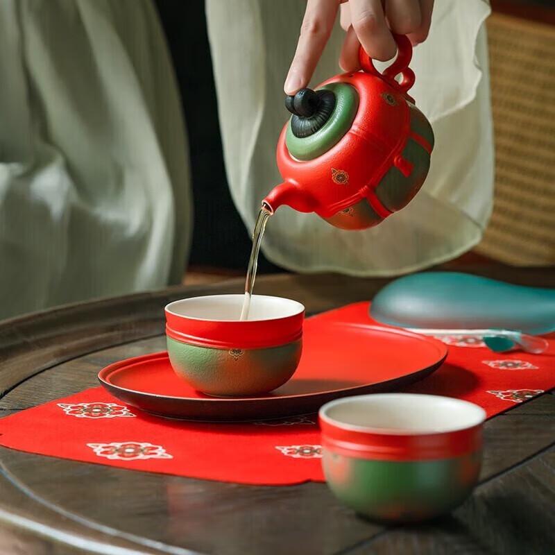 WanQianTang Tang Palace Night Banquet Ceramic Kung Fu Tea Set