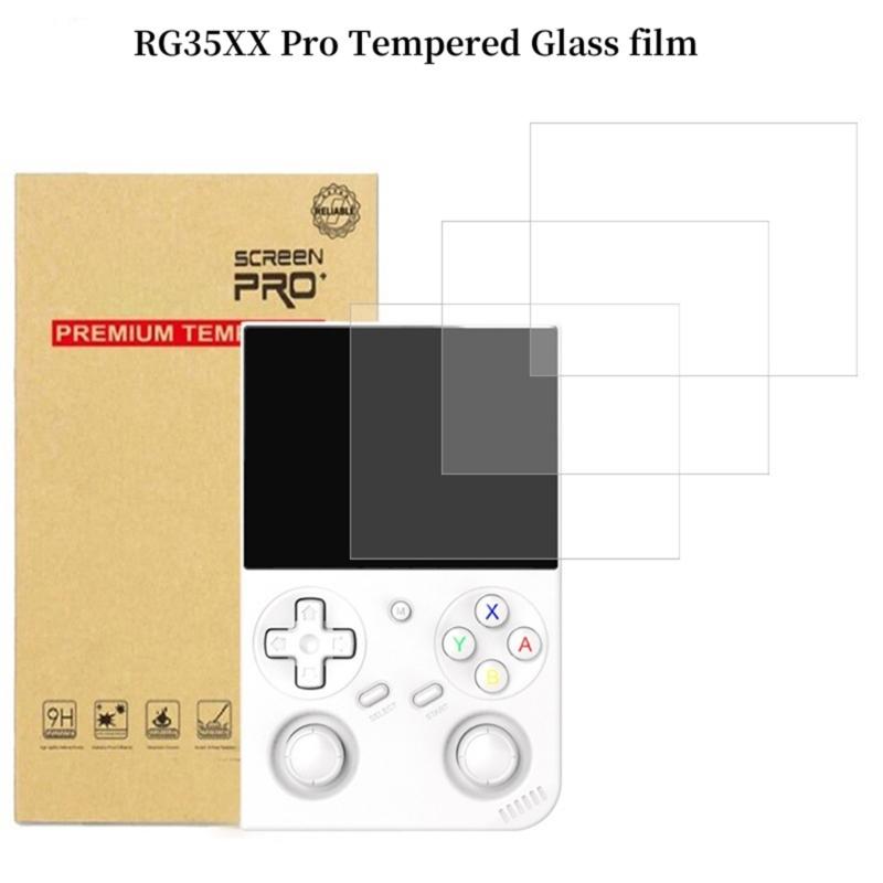 Protective Bag Shockproof Storage Organizers Pouch Large Capacity and Screen Protector Suitable for RG35XX Game Console