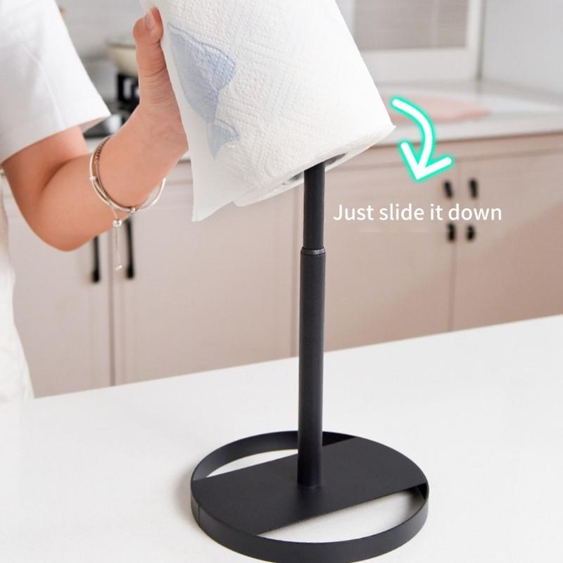 Telescopic Toilet Paper Holder Unique Toilet Paper Rack Elegant Napkin Storage Holder for Modern Bathroom Decors