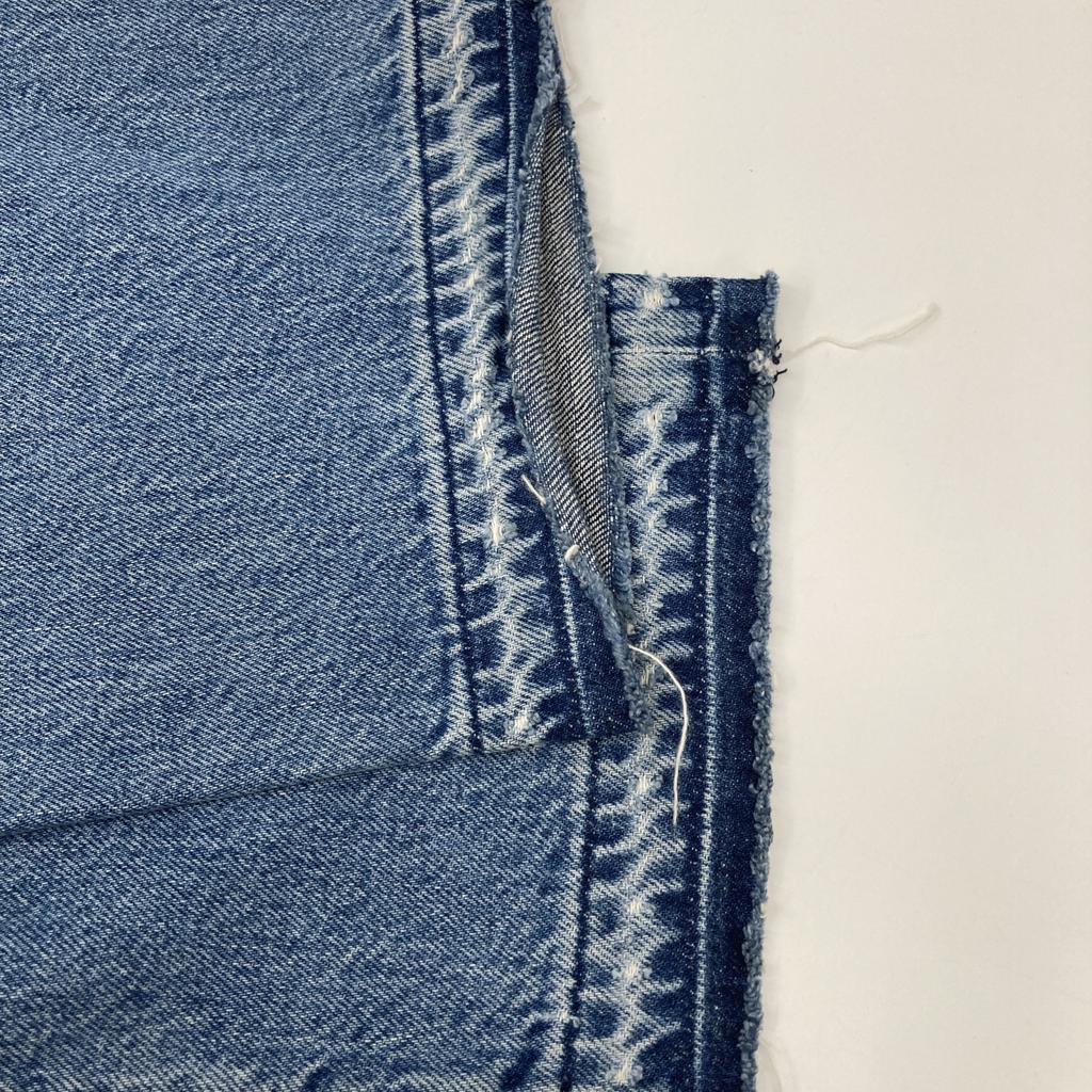 DENHAM 2017 ALEX GRNA Wide Leg Fit Indigo Pants Bottoms 23 blueUsed