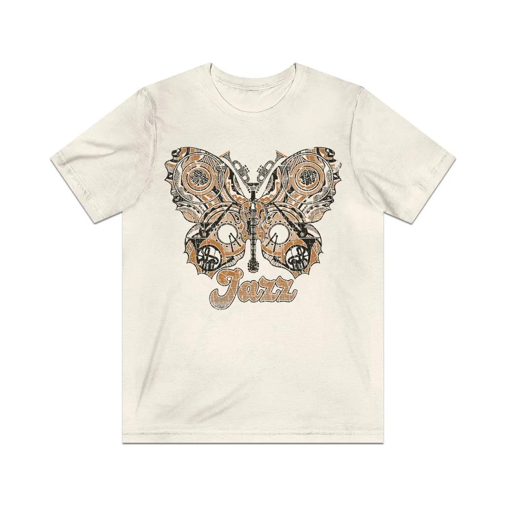 

Jazz Butterfly 1973 Vintage Men s T shirt 3XL