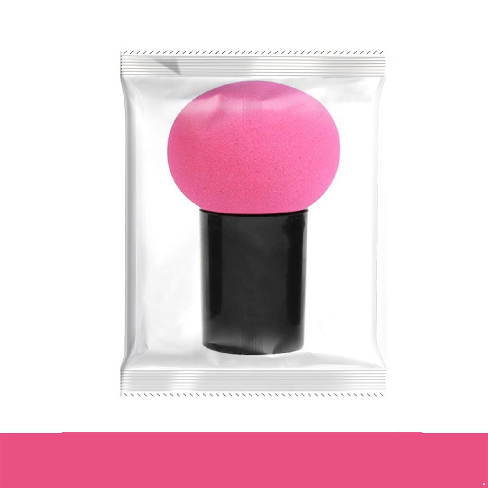 

Пуховка для макияжа для женщин и девочек с ручкой, грибовидная головка, спонж для жидкости и пудры, двойное назначение, мягкая воздушная кушонка, спонж для растушевки, косметический инструмент One Size