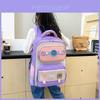 Spacious And Lightweight Nylon Backpack For Elementary School Kids With Cute Cartoon Design