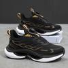 Putian Coconut Autumn and Winter Rotating Buckle Running Shock Absorption and Velvet Increase Student Black Sneakers