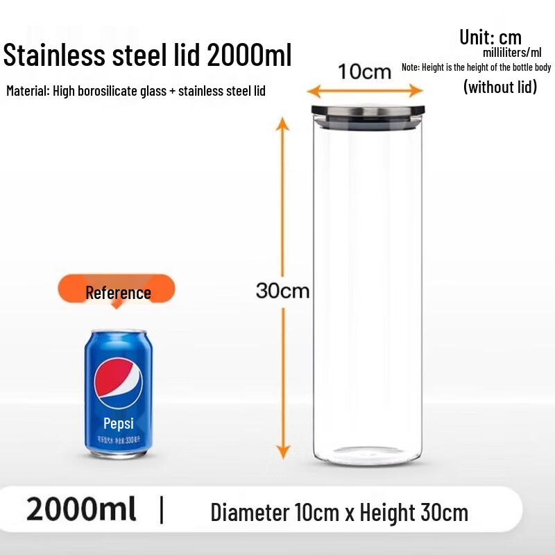 

Glass Sealed Food Storage Jars