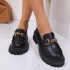 Small leather shoes women's British patent leather one-pedal loafers 2025 spring new single shoes soft-soled women's shoes