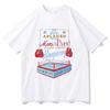 Bad Bunny DTMF Boxing‑Merch Graphic Print Unisex High‑Quality Pure Cotton Fun Loose Casual Fashion Women And Men T-Shirt