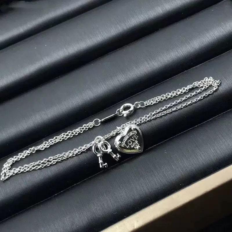 T-Familie Herzförmiges Emaille-Armband: Blaue, Rote, Rosa Herzen, Liebes-Rosenkranz, Runde Perlenkette - Perfektes Valentinstagsgeschenk für Freundin.