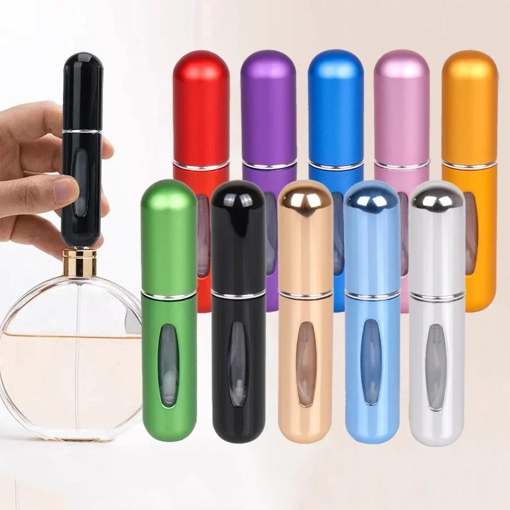 1pc Perfume Atomizer Portable Liquid Cosmetics Containers Traveling Mini Alcochol Perfume Refillable Bottles Empty Spray Bottle