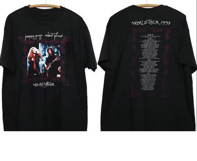 Jimmy Page T-Shirt, 1995 Jimmy Page Robert Plant No Quarter Welttournee T-Shirt
