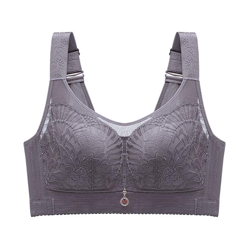 Übergröße Büstig Schlankmachender Seiten-Brust-Minimierer Dünner Trägerloser BH mit Nicht-magnetischem Vollschalen-Design