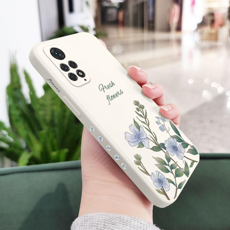 Leafy Lily Phone Case For Xiaomi Redmi Note 14 13 12 12S 11 11S 11E 10 10T 10S 9T Pro Plus Redmi 10 10A 10C 9 9T 4G 5G Cover
