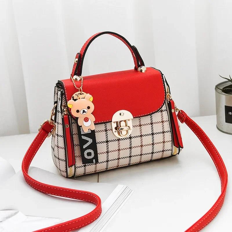 Korean version small square female bag new fashion trendy single shoulder crossbody bag standard small square bag