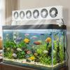 Wall Mounted Heat Dissipation Fan 1/2/3/4/5/6 Heads Fish Tank Cooler Aquarium Wall Fan  Summer