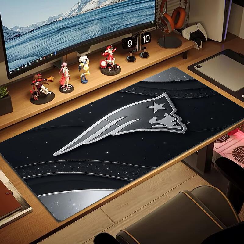 New England Patriots2 Print Cushion Non-slip Laptop Tablet Big Mousepad XXL Mat Mini PC Playmat With Lock edge