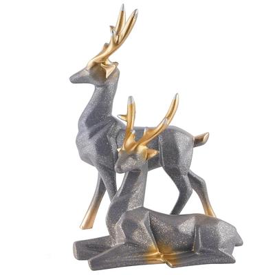 Hirschstatuen für Heimdekoration, Dekorative Tierfiguren Skulpturen, Wohnzimmer, Schlafzimmer, Küche, Esszimmer, Ausstellungsstück