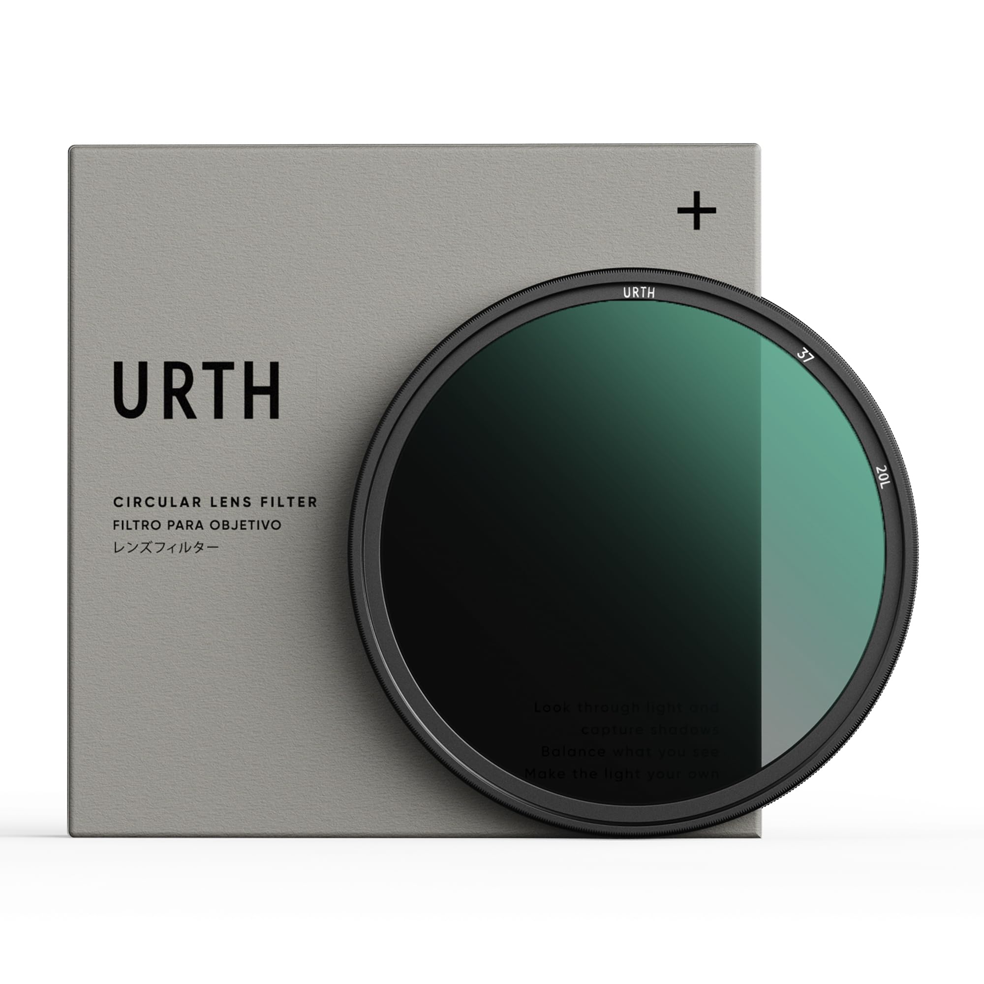 

Urth 37mm ND4 Lens Filter Fixed ND Lens Filter Transmittance 20 Layers Nano Optical Glass (Plus+) 2-Stop (High / Coating)