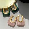 2Pcs Fashionable And Elegant Retro U-Shaped Earrings, Women'S High-End And Light Luxury Earrings Are A Great Gift