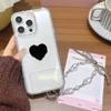 Bracelet Chain Phone Case For iPhone 17 16 15 13 14 for 17Air 17 12 14 16 Pro 17 14 16 Pro Max Sparking Diamond Cute Pattern Hard Cover With Lanyard