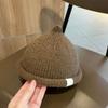 Winter Warm Baby Knitted Hat Cute Pompom Infant Beanie Cap Korean Solid Color Kids Boy Girl Woolen Hats