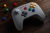 8Bitdo 64 Bluetooth Controller for Analogue Switch and Android 3D, Switch, 2, Windows, (Grey)