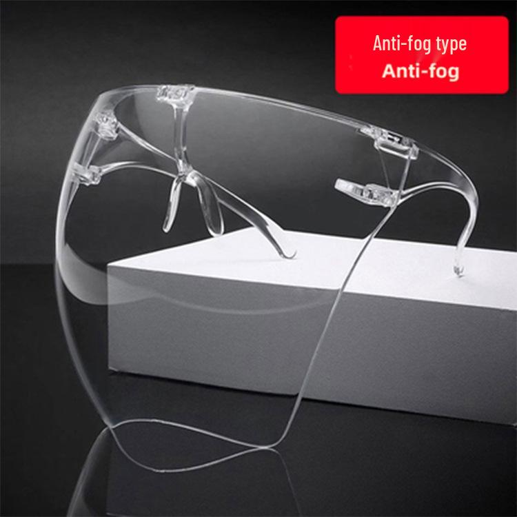Anti-Fog High-Definition Face Shield: Transparent, Windproof, Dustproof, and Splash-Resistant Protection Mask