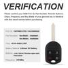 2pcs CWTWB1U793 315MHz 4 Buttons Keyless Entry Remote Replacement for with 4D63 80Bit Chip Wear-resistant