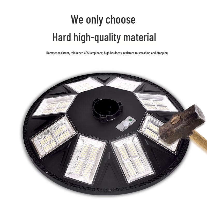 Luz LED Solar Xingshan para Rua, Parque, Paisagismo - Formato OVNI