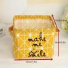 1Pcs of Cotton Linen Storage Box Creative Desktop Debris Storage Basket