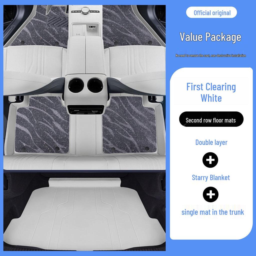 Eco-Friendly Leather Floor Mats for Geely Galaxy E8 – Full Coverage Interior Protection