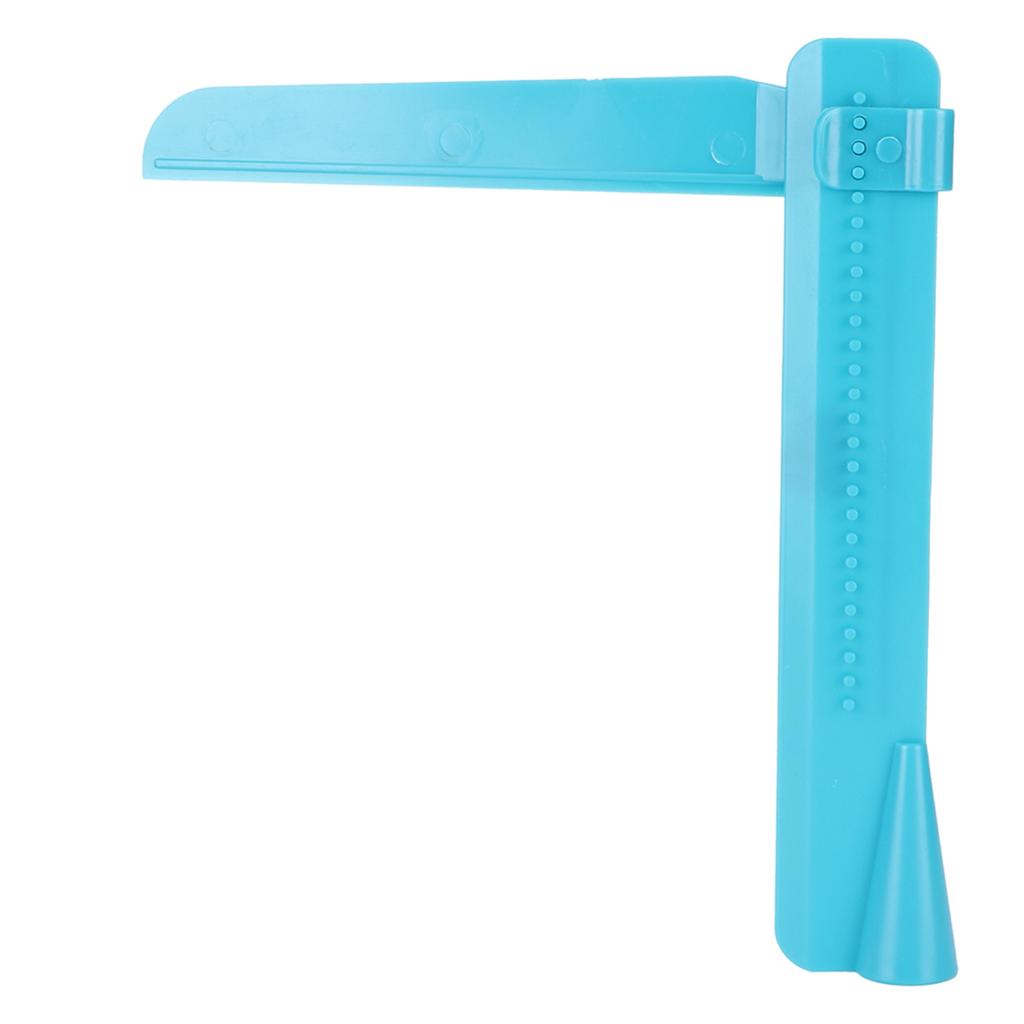 Wygładzacz do ciasta Linijka Regulowana wysokość Skrobak do kremu masłanego Narzędzie do dekorowania ciast Niebieski